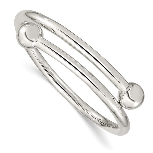 Sterling Silver Baby Bangle - BEST SELLER 4.5 Inches Infant Size 4.5 inches