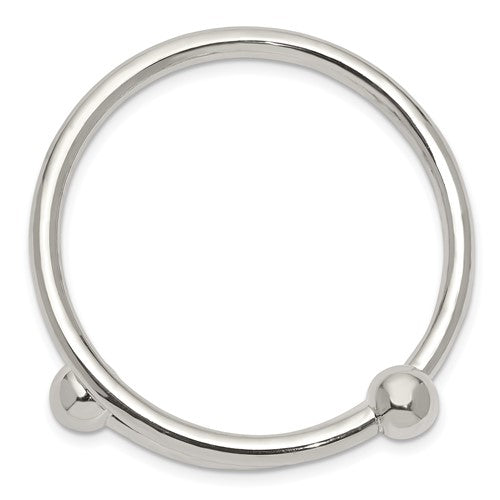 Sterling Silver Baby Bangle - BEST SELLER 4.5 Inches Infant Size 4.5 inches