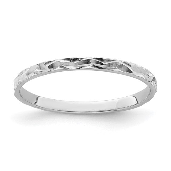 Baby Bezel Set Wedding Band Band With East West Oval Cuts - GOODSTONE