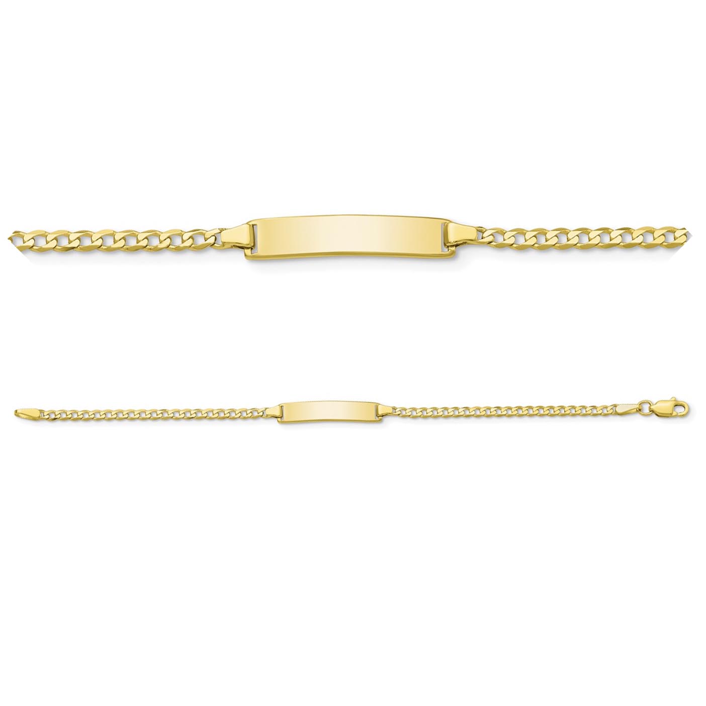 Personalized 10k deals gold bracelet