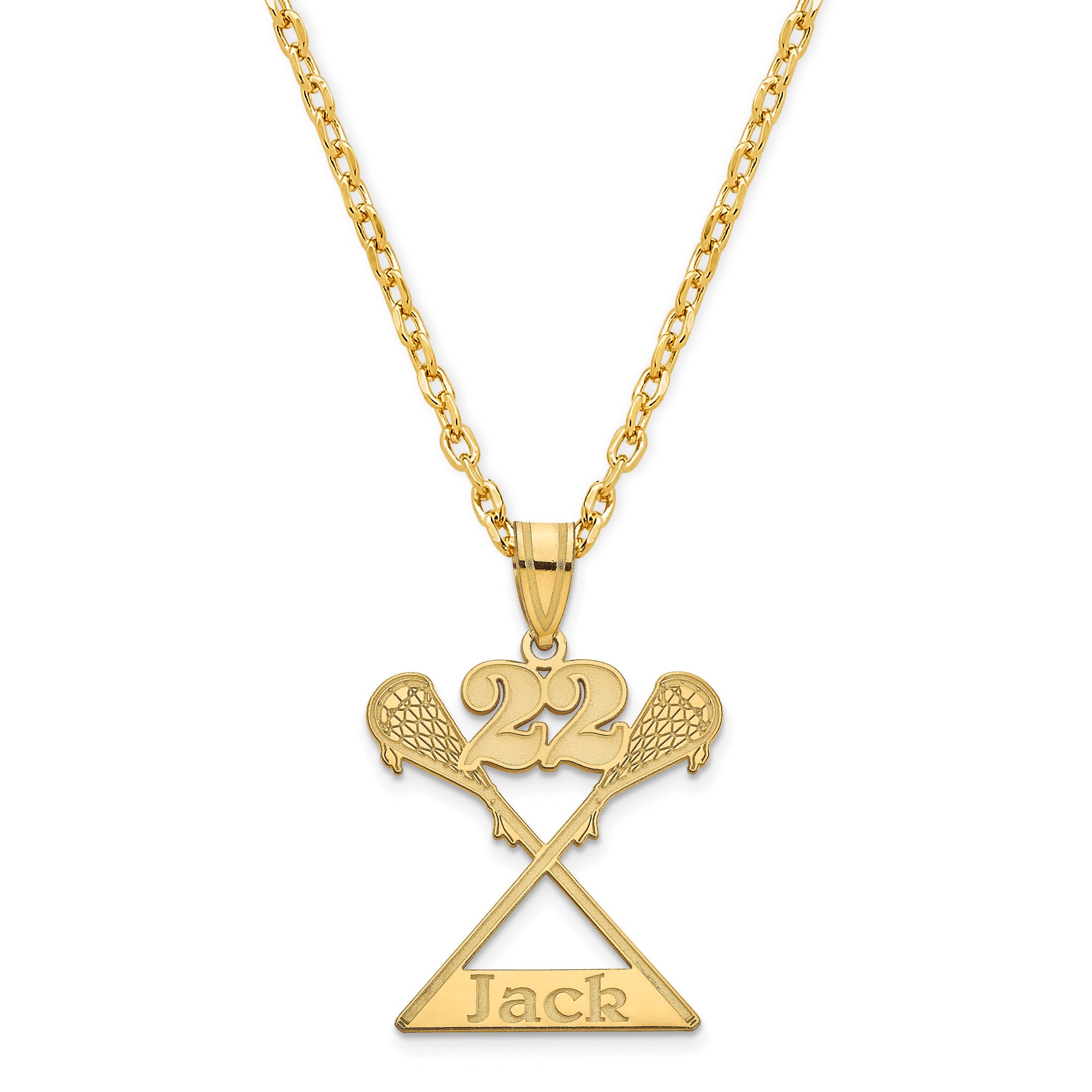 Lacrosse 2024 cross necklace