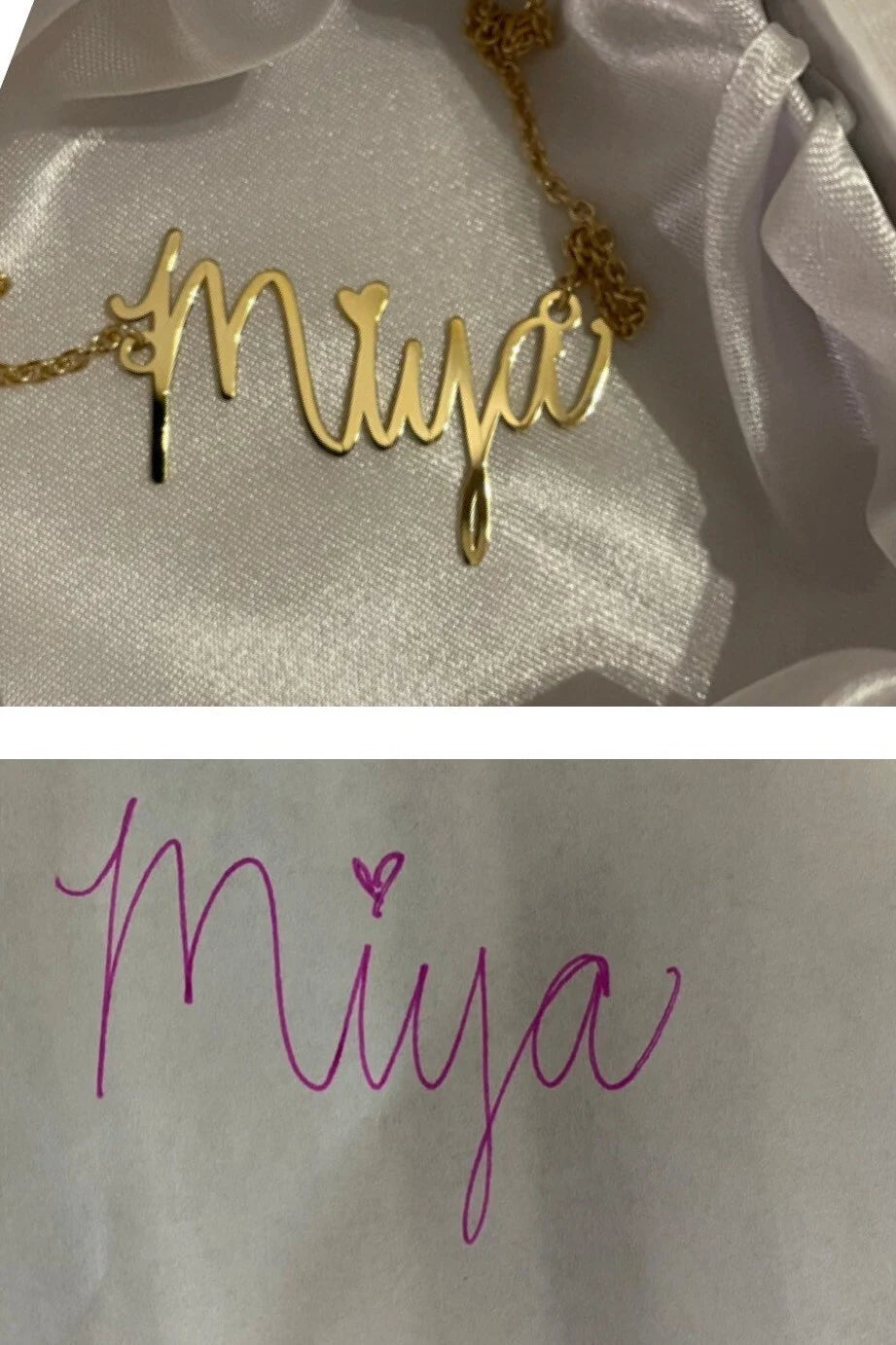 How to Preserve Handwriting or a Signature in Personalised Jewellery |  Bloom Boutique