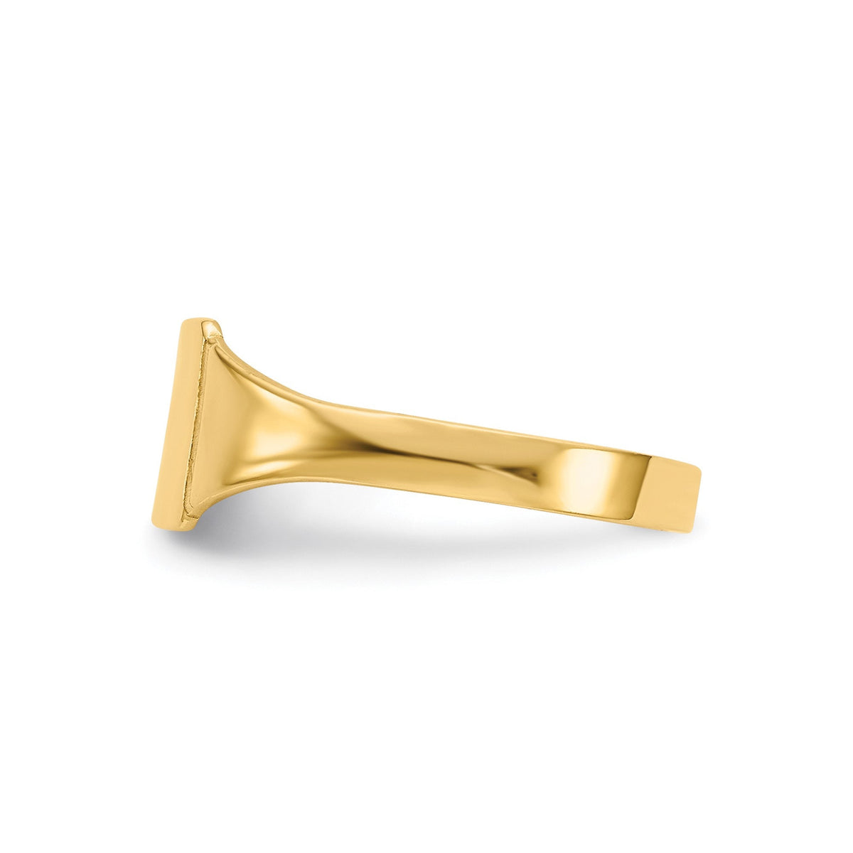 14k Yellow Gold Square Signet Baby to Toddler/Ring Size 2 - 5.25 (2+ year olds) Toddler/Children's/Small Fingers / Gift Box Included