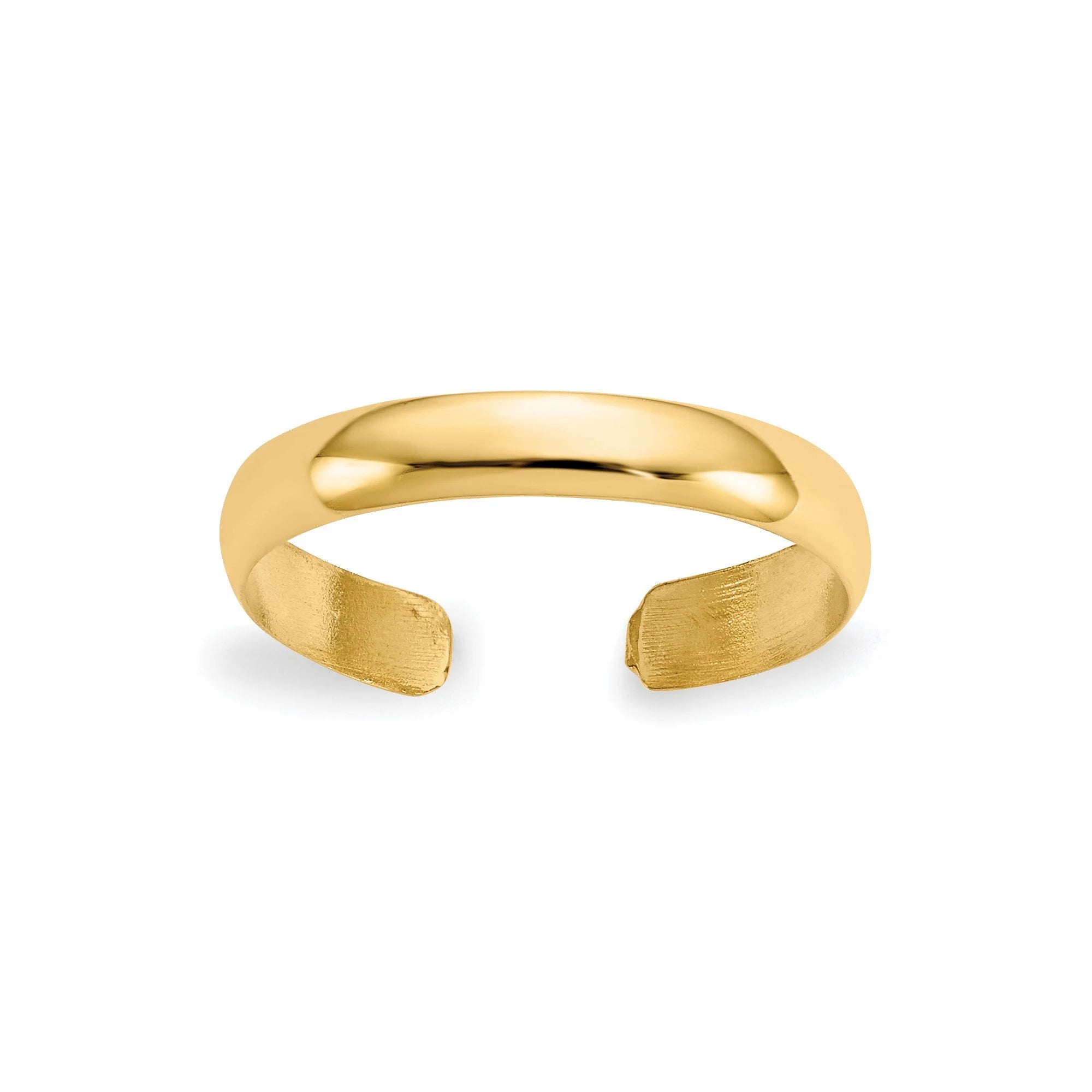 GRESHA Plain SIlver Non-Precious Metal Adjustable Toe Ring for Women :  Amazon.in: Fashion