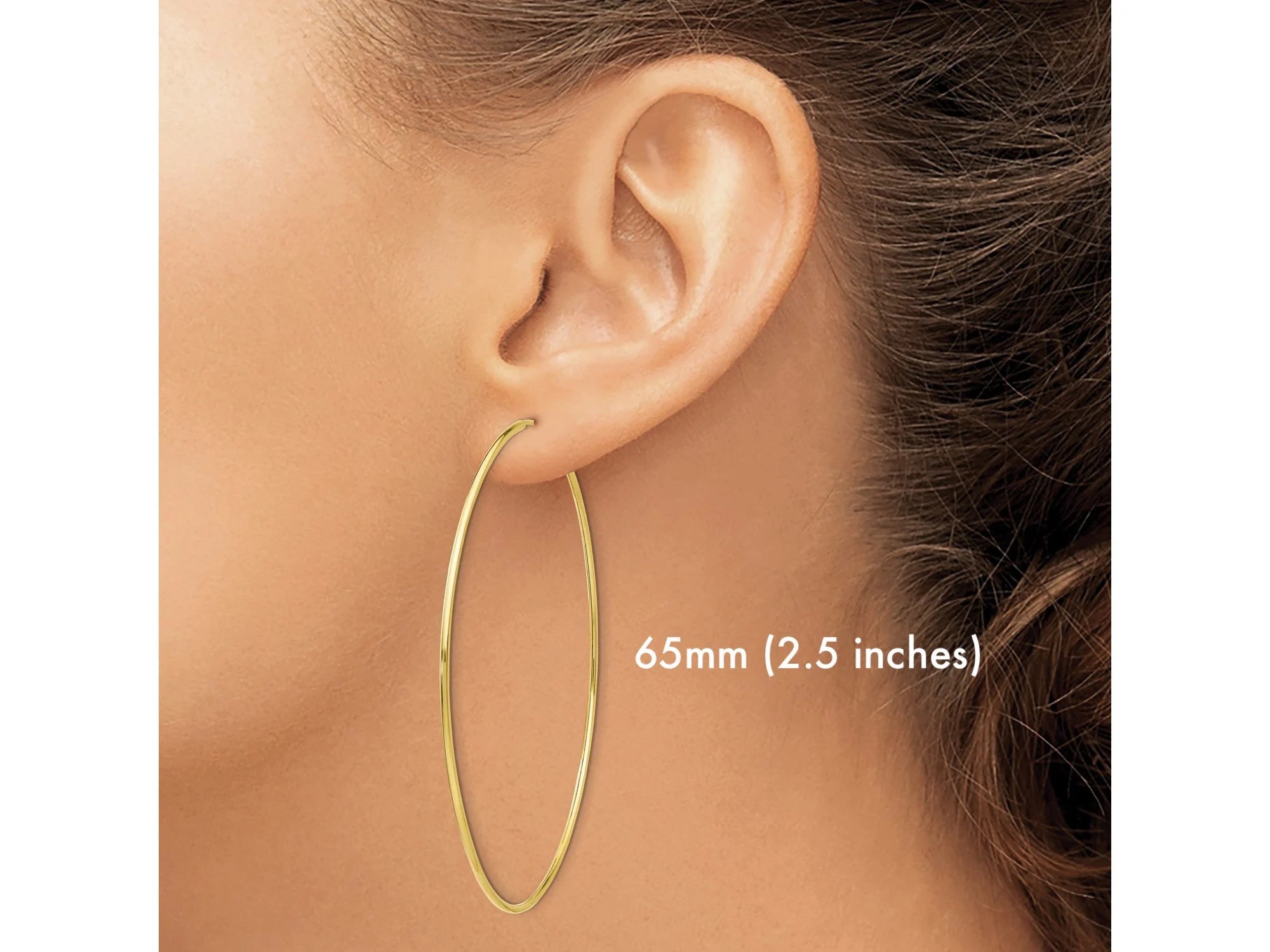 Details 186+ 10k white gold hoop earrings super hot