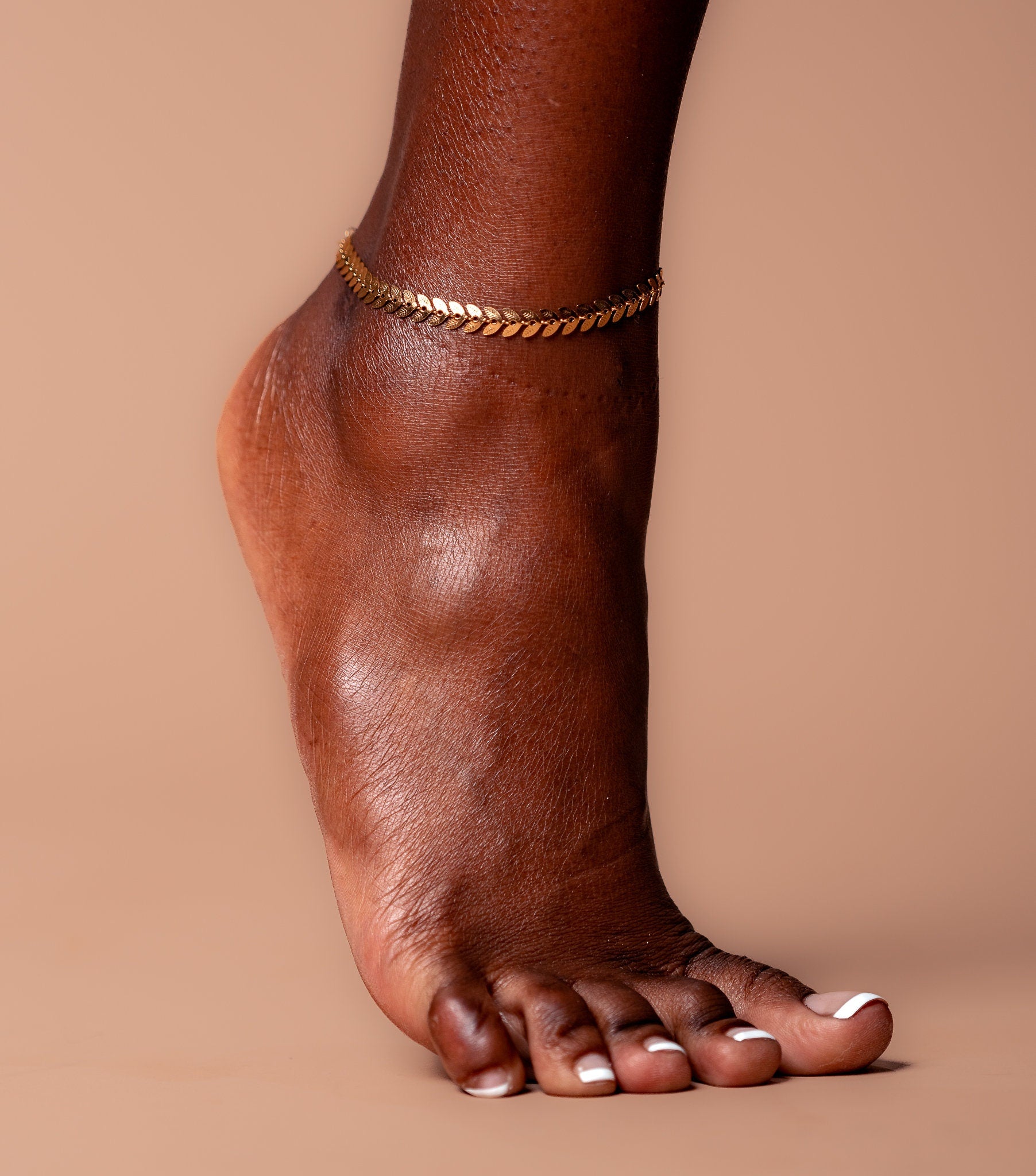 Single Satellite Chain Anklet in Sterling Silver & 18k Yellow Gold Vermeil  | Kendra Scott